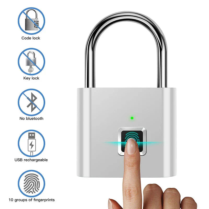 Smart Fingerprint Padlock - Leontis